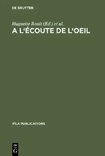 Cover of A l'écoute de l'oeil