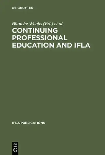 Cover of Continuing Professional Education and IFLA