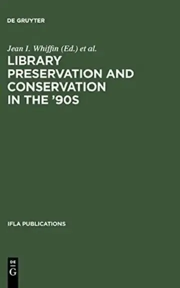 Cover of Library Preservation and Conservation in the '90s