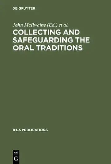 Cover of Collecting and Safeguarding the Oral Traditions