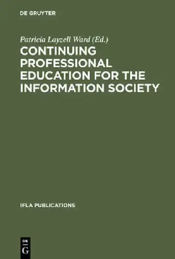 Cover of Continuing Professional Education for the Information Society