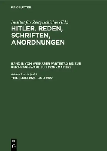 Cover of Juli 1926 - Juli 1927