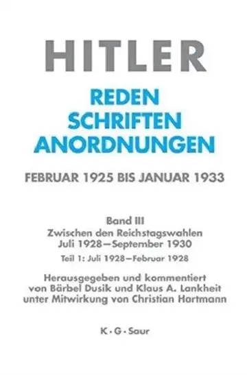 Cover of Juli 1928 - Februar 1929