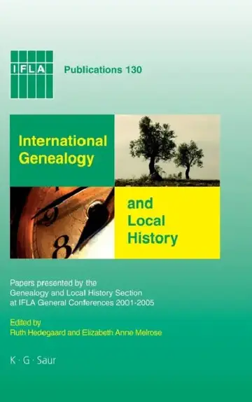 Cover of International Genealogy and Local History