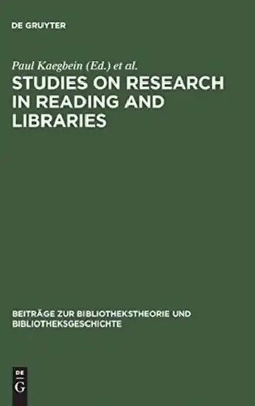Cover of Studies on Research in Reading and Libraries