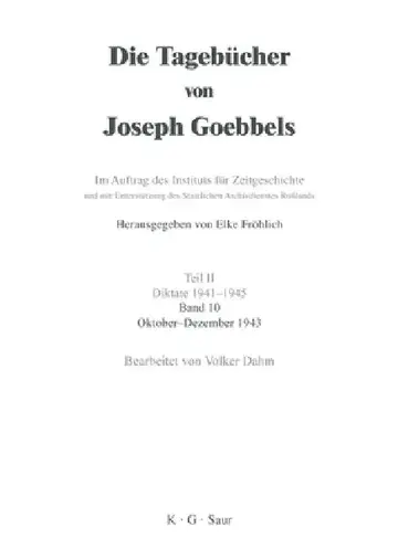 Cover of Oktober - Dezember 1943