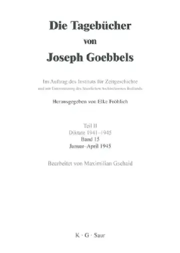 Cover of Januar - April 1945