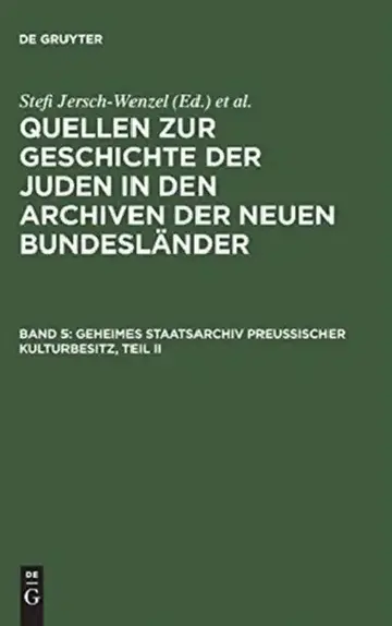 Cover of Geheimes Staatsarchiv Preussischer Kulturbesitz, Teil II