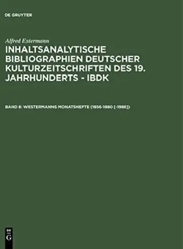 Cover of Westermanns Monatshefte 1856-1880 -1986