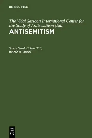 Cover of Antisemitism