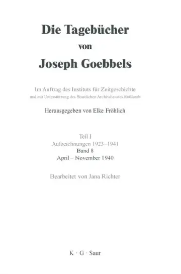 Cover of April - November 1940