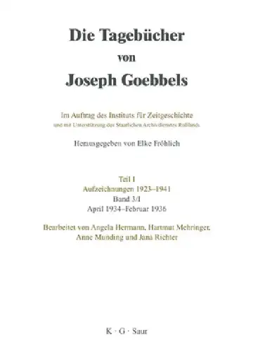 Cover of April 1934 - Februar 1936