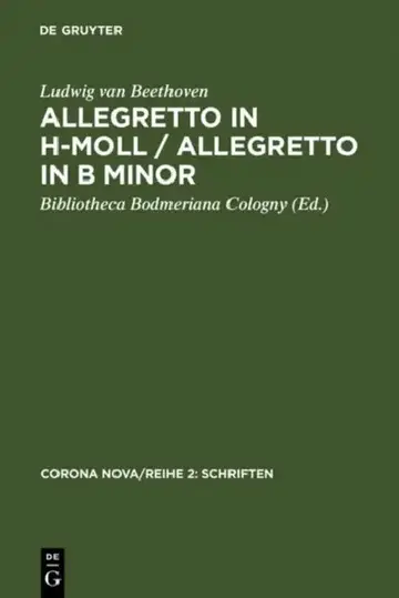 Cover of Allegretto in h-Moll / Allegretto in B minor