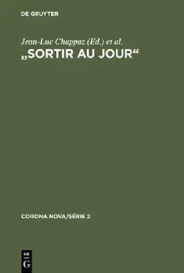 Cover of "Sortir au jour"