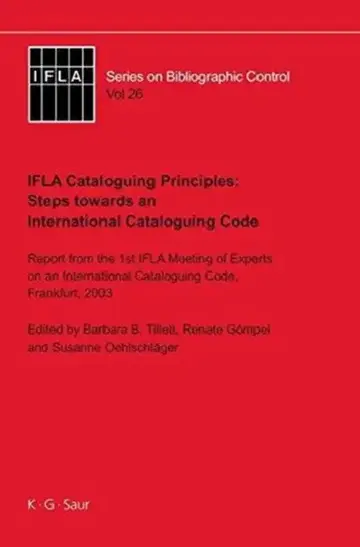 Cover of IFLA Cataloguing Principles