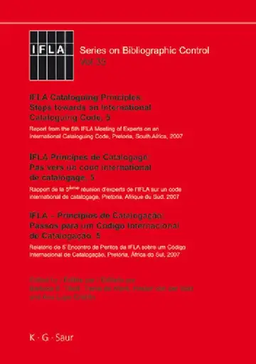 Cover of IFLA Cataloguing Principles