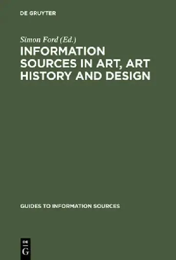 Cover of Information Sources in Art, Art History and Design