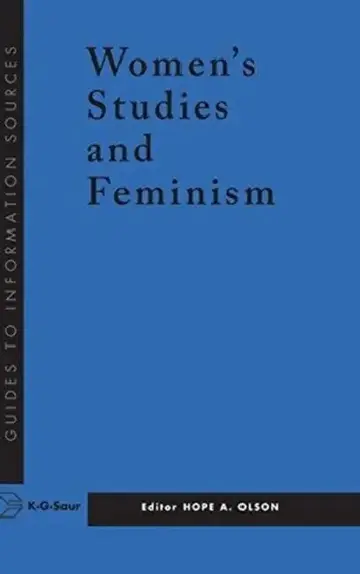 Cover of Information Sources in Women's Studies and Feminism