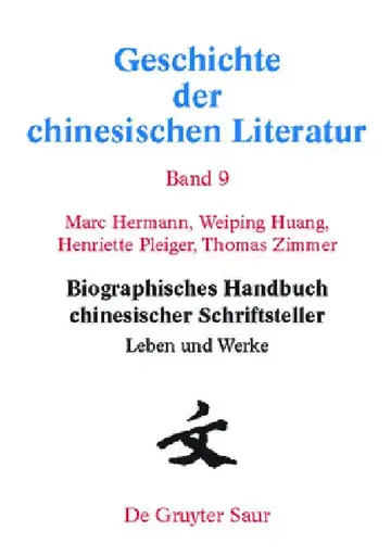 Cover of Biographisches Handbuch Chinesischer Schriftsteller