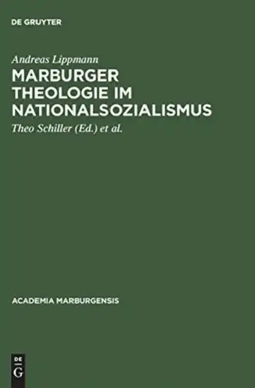 Cover of Marburger Theologie im Nationalsozialismus