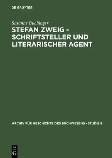 Cover of Stefan Zweig - Schriftsteller Und Literarischer Agent