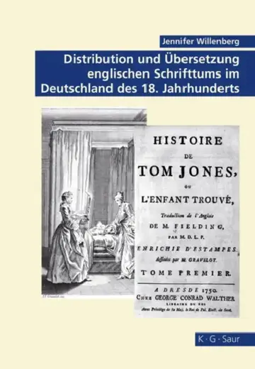 Cover of Distribution Und Übersetzung Englischen Schrifttums Im Deutschland Des 18. Jahrhunderts