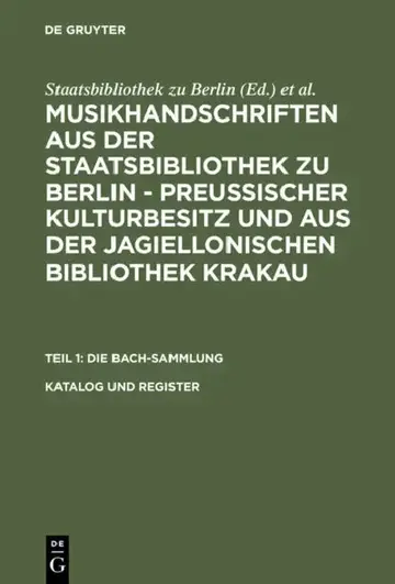 Cover of Katalog und Register