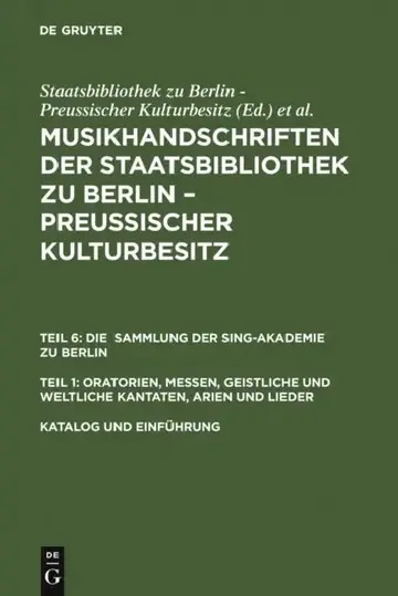Cover of Katalog und Einführung