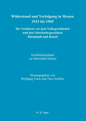 Cover of Erschlieungsband Zur Mikrofiche-Edition