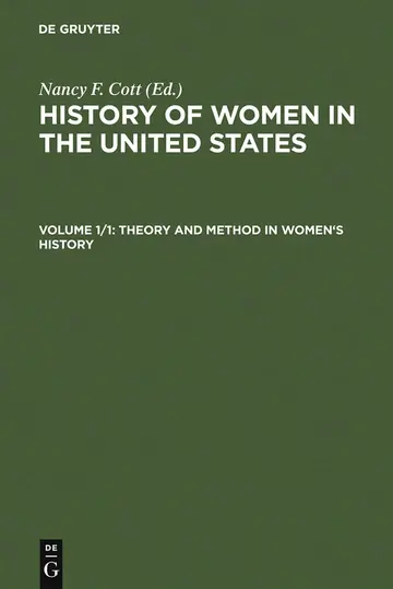 Cover of Theory and Method in Women's History
