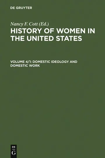 Cover of Domestic Ideology and Domestic Work