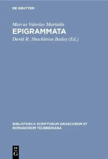 Cover of Epigrammata