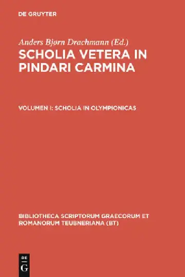 Cover of Scholia in Olympionicas