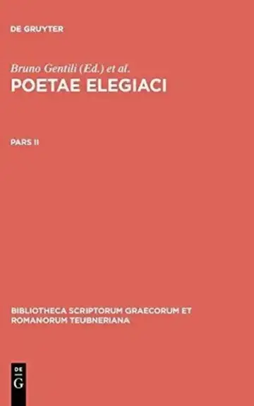 Cover of Poetae Elegiaci