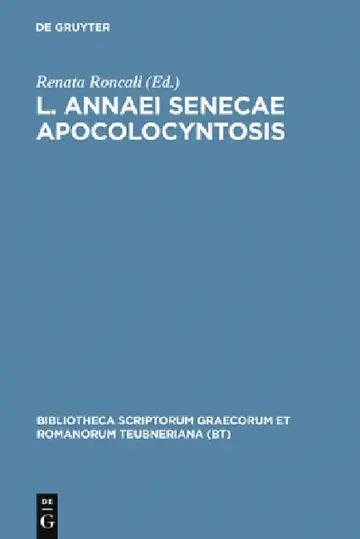 Cover of Apocolocyntosis