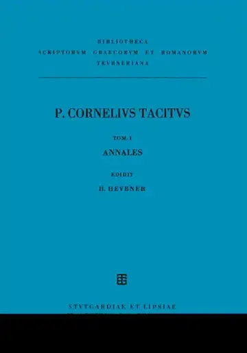 Cover of AB Excessu Divi Augusti (Annales)