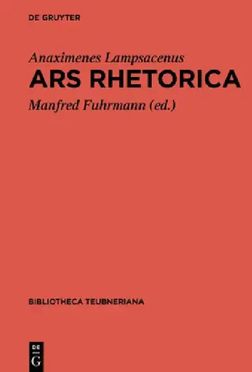 Cover of Ars Rhetorica