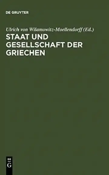 Cover of Staat und Gesellschaft der Griechen