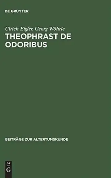 Cover of Theophrast De odoribus