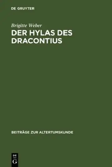 Cover of Der Hylas des Dracontius