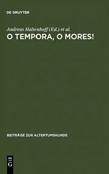 Cover of O tempora, o mores!