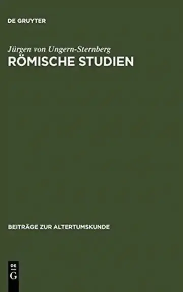 Cover of Römische Studien