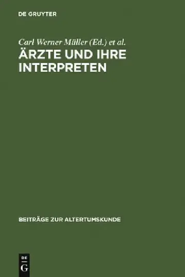 Cover of Ärzte und ihre Interpreten