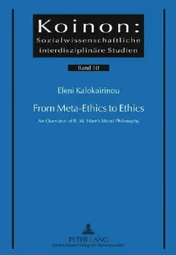 Cover of From Meta-Ethics to Ethics