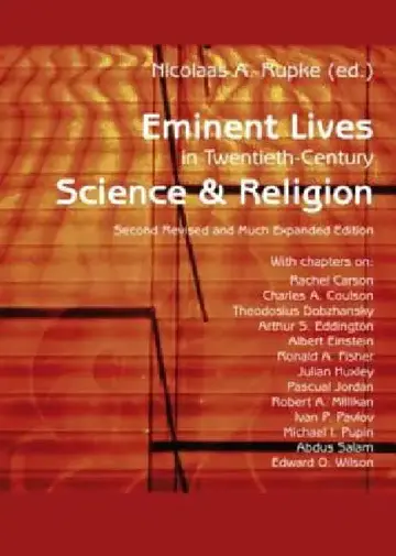 Cover of Eminent Lives in Twentieth-Century Science and Religion