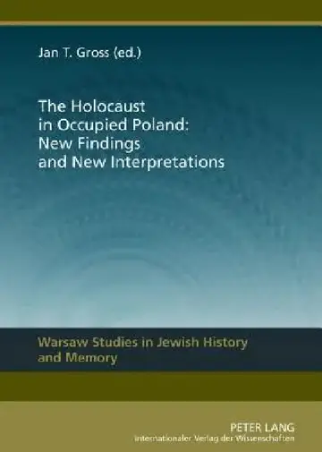 Cover of The Holocaust in Occupied Poland