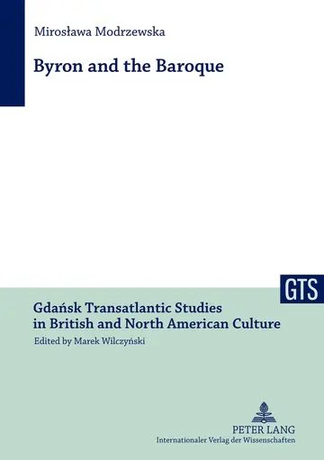Cover of Byron and the Baroque
