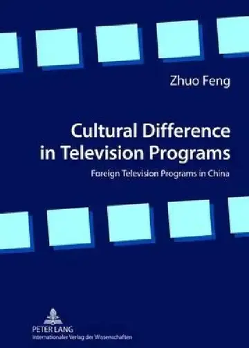 Cover of Cultural Difference in Television Programs