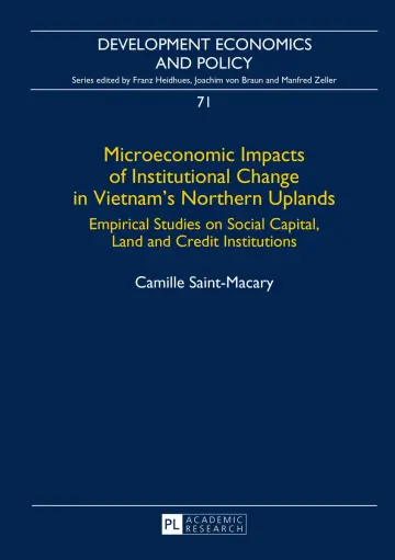 Cover of Microeconomic Impacts of Institutional Change in Vietnam's Northern Uplands