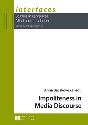 Cover of Impoliteness in Media Discourse